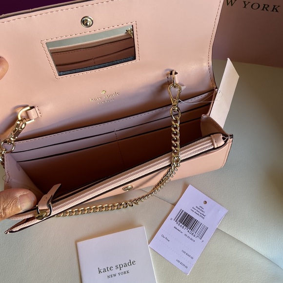 NWT KATE SPADE NEW YORK Milou Briar Lane Quilted Wallet & Phone Holder - Picture 8 of 14